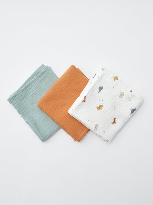 3 katoenen luierdoeken - Kiabi