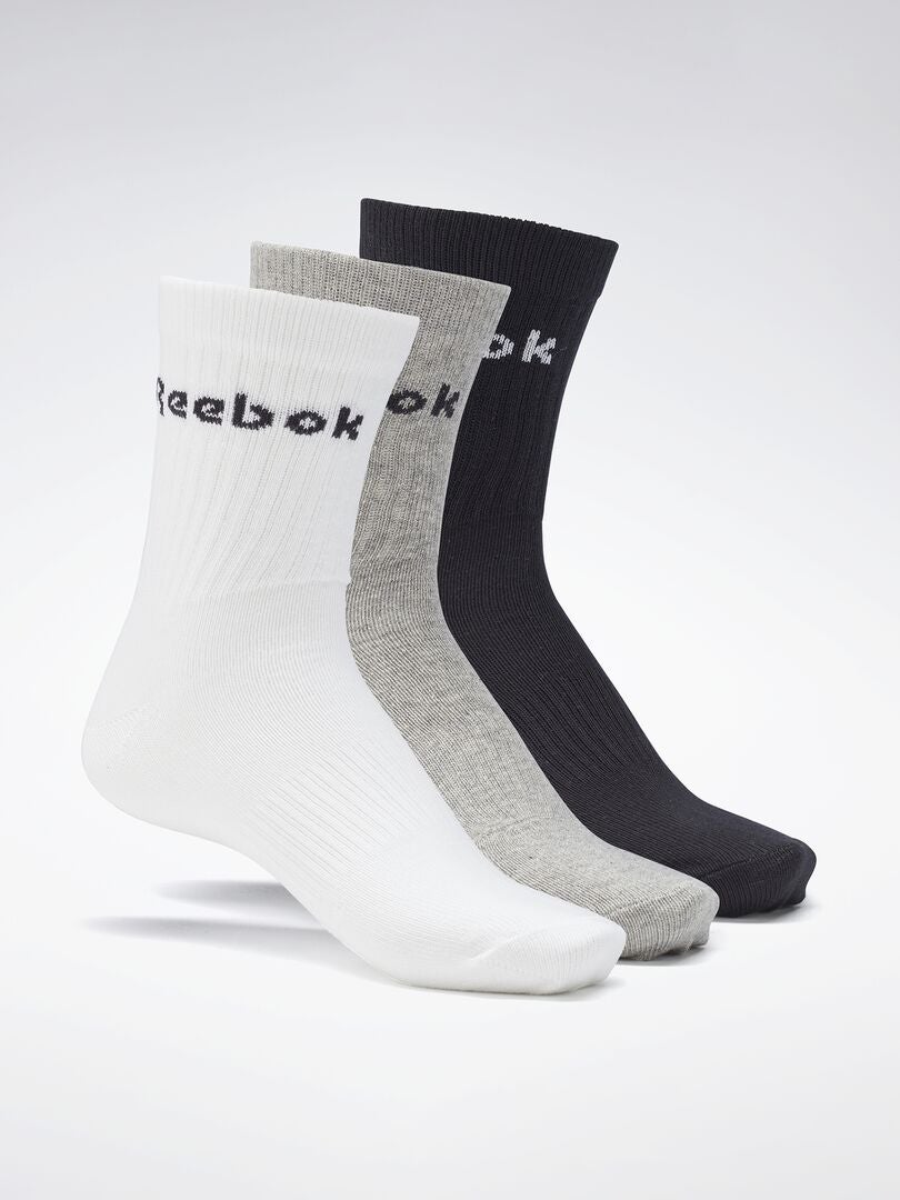 3 paar hoge 'Reebok'-sokken BIEGE - Kiabi