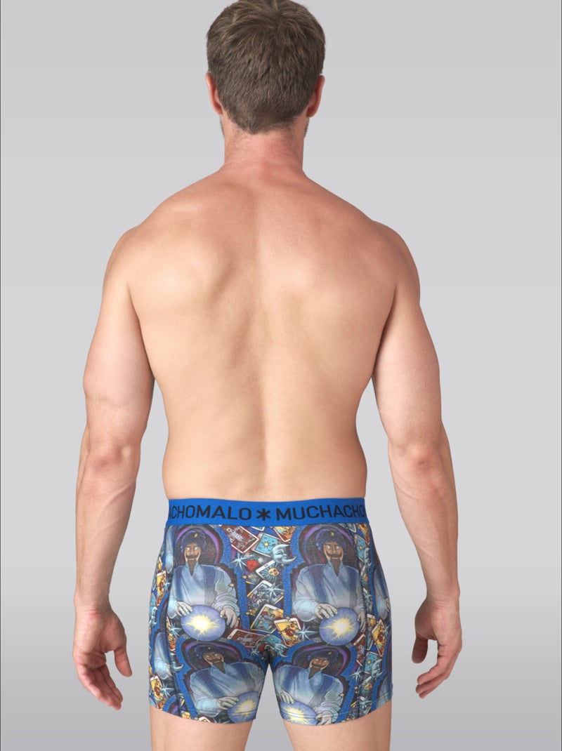 3 pack Muchachomalo boxershorts Blauw Zwart Blauw - Kiabi