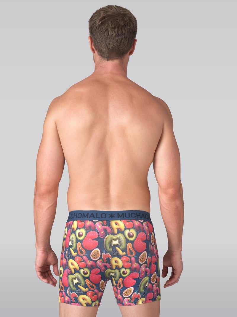3 pack Muchachomalo boxershorts Blauw Zwart Blauw - Kiabi