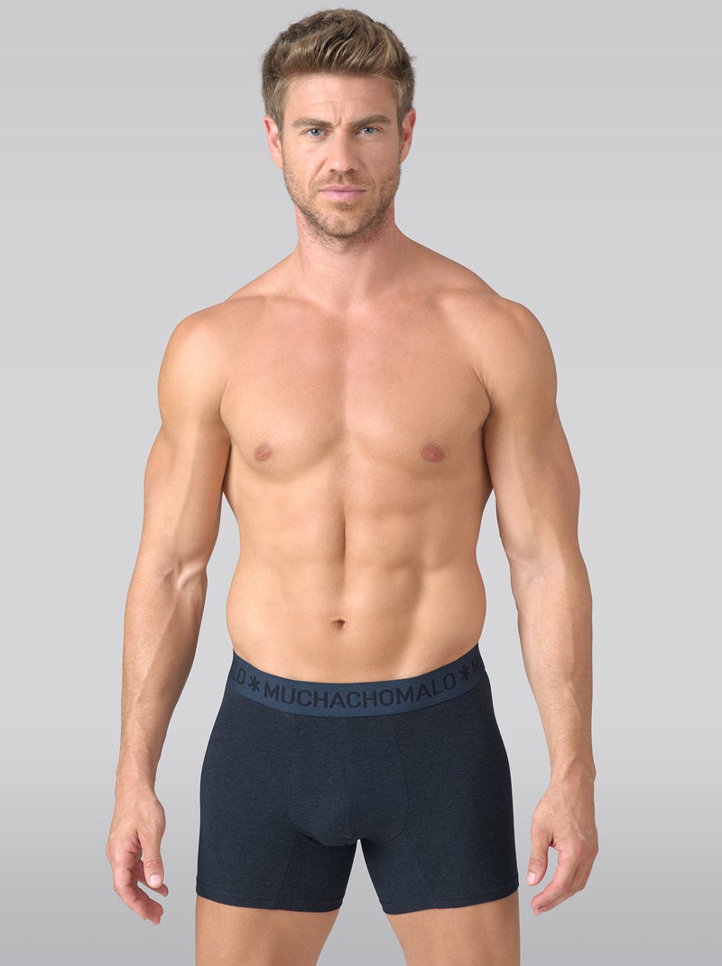 3 pack Muchachomalo boxershorts Blauw Zwart - Kiabi