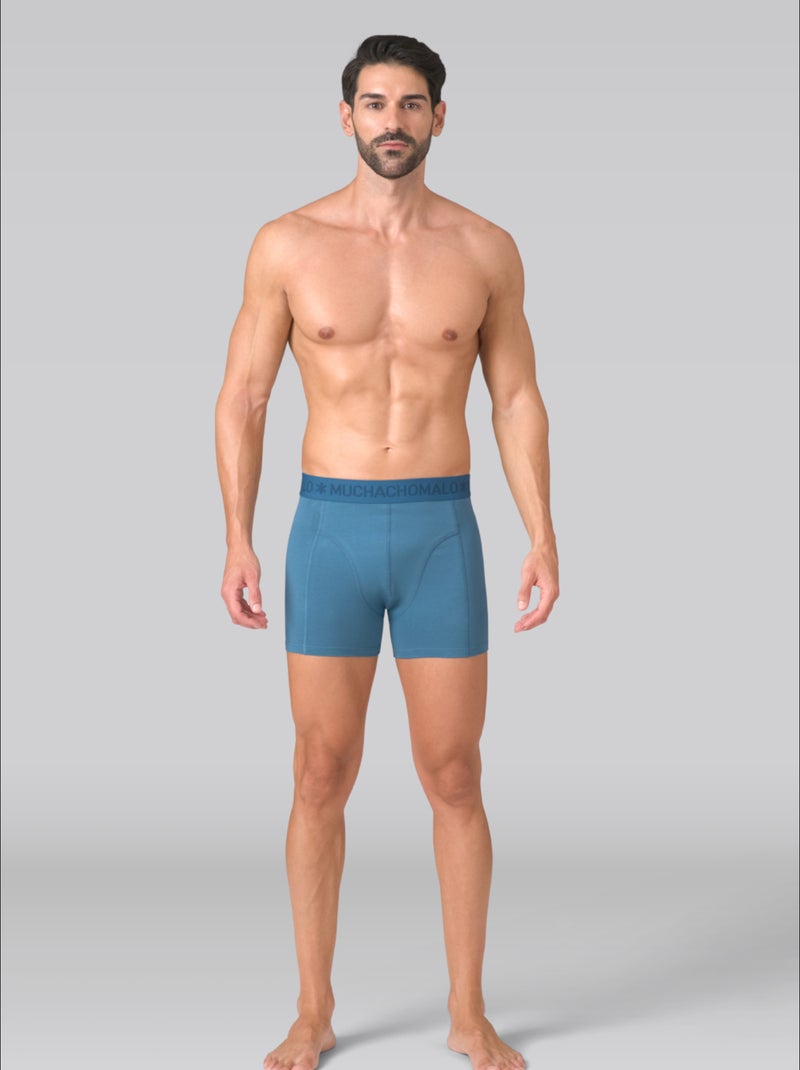 3 pack Muchachomalo boxershorts Blauw Zwart - Kiabi
