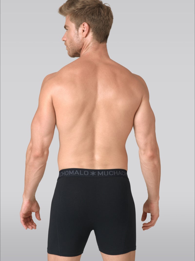 3 pack Muchachomalo boxershorts Zwart Blauw - Kiabi