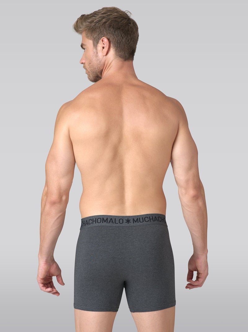 3 pack Muchachomalo boxershorts Zwart Grijs - Kiabi
