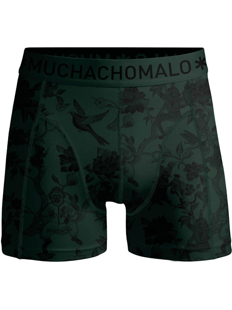 3 pack Muchachomalo boxershorts Zwart Groen Zwart - Kiabi
