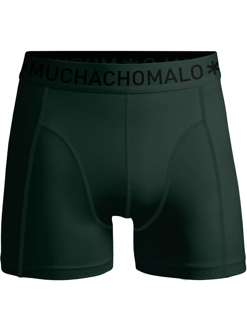 3 pack Muchachomalo boxershorts Zwart Groen Zwart - Kiabi