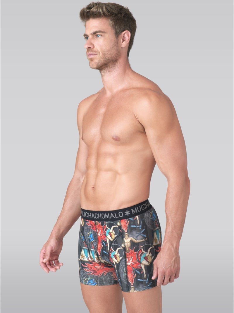 3 pack Muchachomalo boxershorts Zwart Zwart - Kiabi