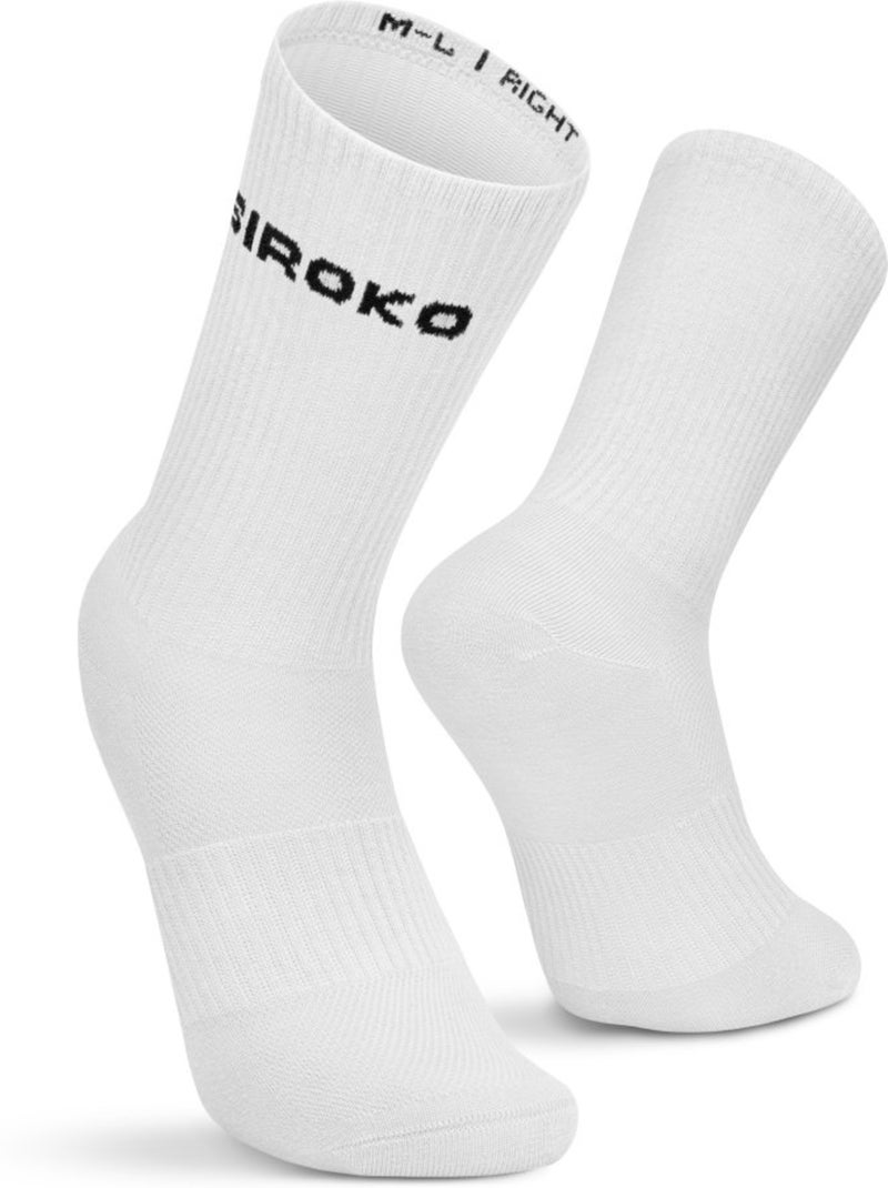3-pack van biologische katoenen golfcrew-sokken Wit - Kiabi