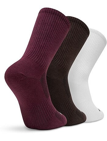 3-pack van biologische katoenen golfcrew-sokken