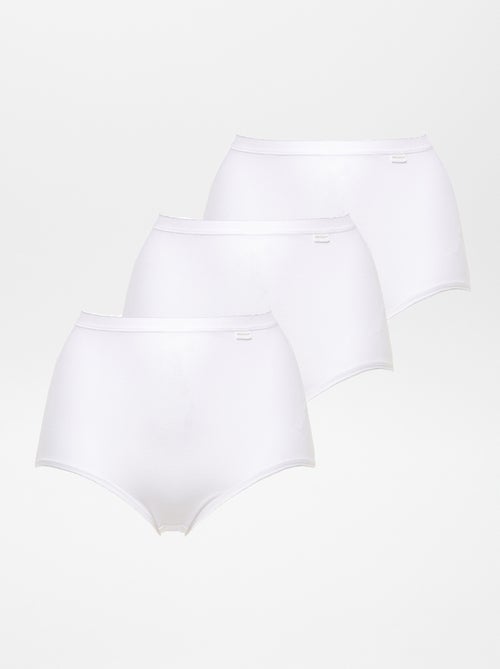 3 slips met hoge taille 'Sans Complexe' - Kiabi