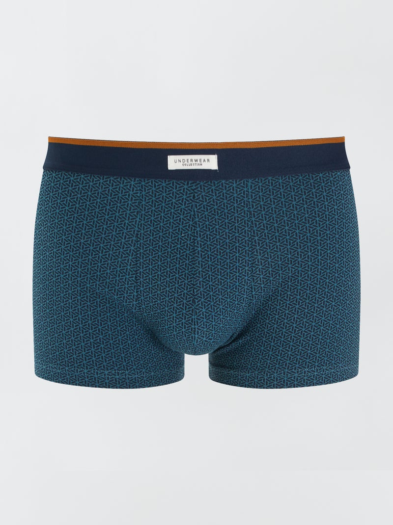 3 stretch boxershorts KAKI - Kiabi