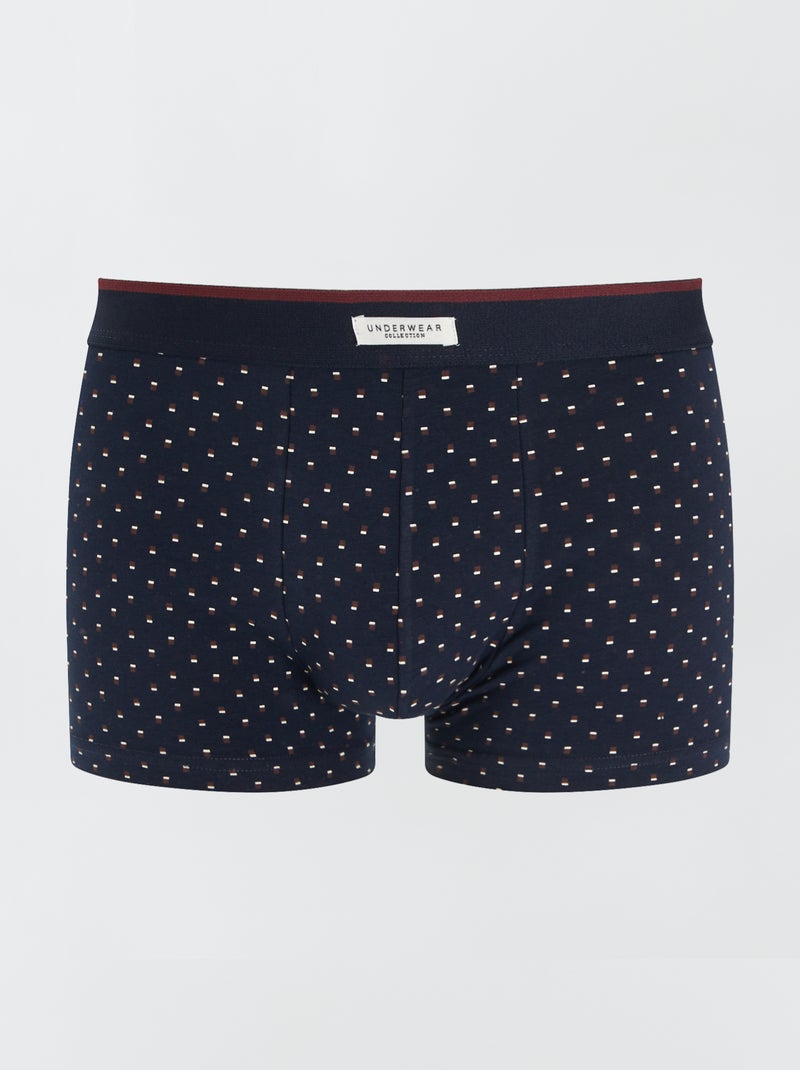 3 stretch boxershorts ROOD - Kiabi
