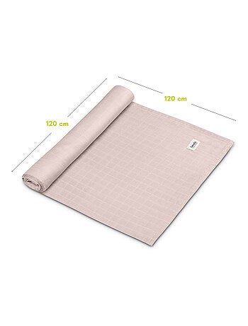 3 x natuurlijke bamboe katoenen babydoeken LIONELO – 120 x 120 cm