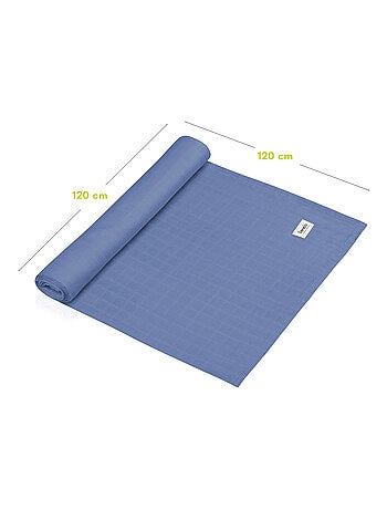 3 x natuurlijke bamboe katoenen babydoeken LIONELO – 120 x 120 cm