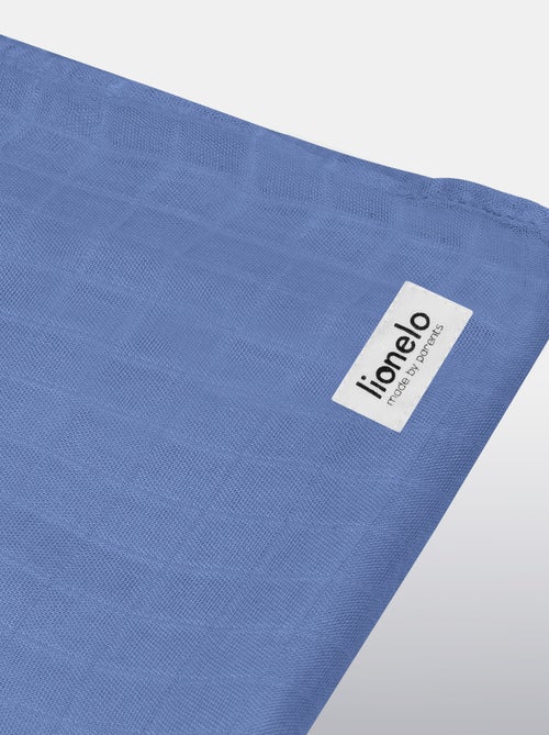 3 x natuurlijke bamboe katoenen babydoeken LIONELO – 120 x 120 cm - Kiabi