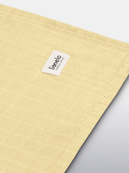 3 x natuurlijke bamboe katoenen babydoeken LIONELO – 120 x 120 cm - Kiabi