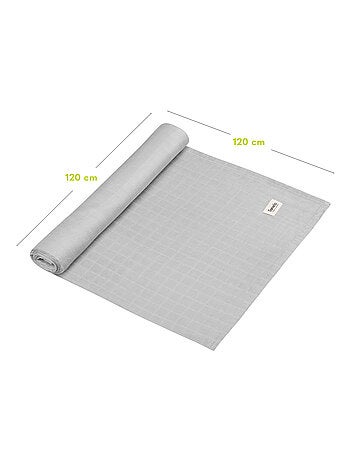 3 x natuurlijke bamboe katoenen babydoeken LIONELO – 120 x 120 cm