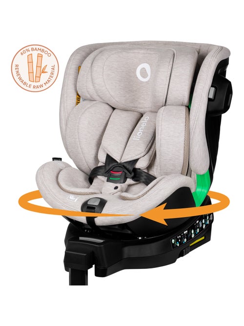360° Autostoel LIONELO Harmony i-Size - ISOFIX - 60% bamboe - 40-150cm - Groep 0+/1/2/3 - Kiabi 360° Autostoel LIONELO Harmony i-Size - ISOFIX - 60% bamboe - 40-150cm - Groep 0+/1/2/3 - Kiabi