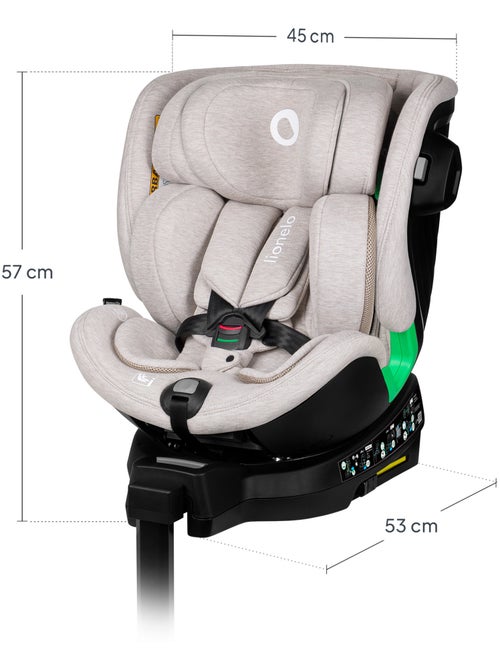 360° Autostoel LIONELO Harmony i-Size - ISOFIX - 60% bamboe - 40-150cm - Groep 0+/1/2/3 - Kiabi 360° Autostoel LIONELO Harmony i-Size - ISOFIX - 60% bamboe - 40-150cm - Groep 0+/1/2/3 - Kiabi
