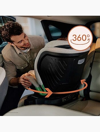 360° Autostoel LIONELO Harmony i-Size - ISOFIX - 60% bamboe - 40-150cm - Groep 0+/1/2/3
