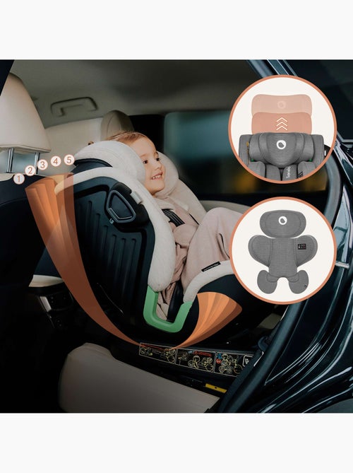 360° Autostoel LIONELO Harmony i-Size - ISOFIX - 60% bamboe - 40-150cm - Groep 0+/1/2/3 - Kiabi 360° Autostoel LIONELO Harmony i-Size - ISOFIX - 60% bamboe - 40-150cm - Groep 0+/1/2/3 - Kiabi