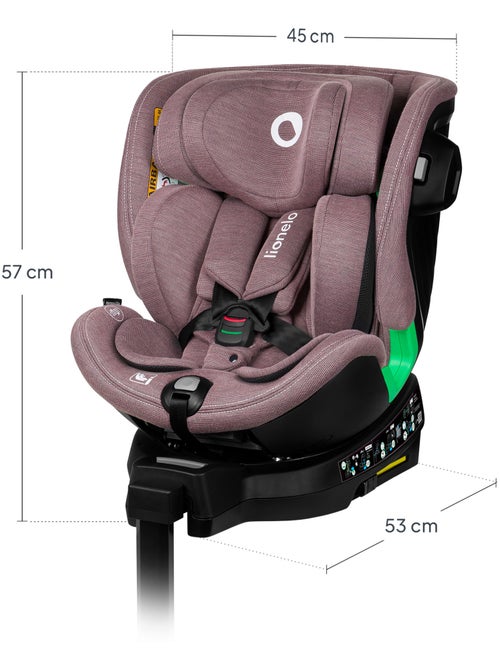 360° Autostoel LIONELO Harmony i-Size - ISOFIX - 60% bamboe - 40-150cm - Groep 0+/1/2/3 - Kiabi 360° Autostoel LIONELO Harmony i-Size - ISOFIX - 60% bamboe - 40-150cm - Groep 0+/1/2/3 - Kiabi