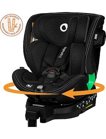 360° Autostoel LIONELO Harmony i-Size - ISOFIX - 60% bamboe - 40-150cm - Groep 0+/1/2/3