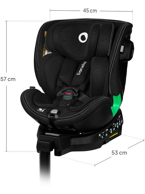 360° Autostoel LIONELO Harmony i-Size - ISOFIX - 60% bamboe - 40-150cm - Groep 0+/1/2/3 - Kiabi 360° Autostoel LIONELO Harmony i-Size - ISOFIX - 60% bamboe - 40-150cm - Groep 0+/1/2/3 - Kiabi