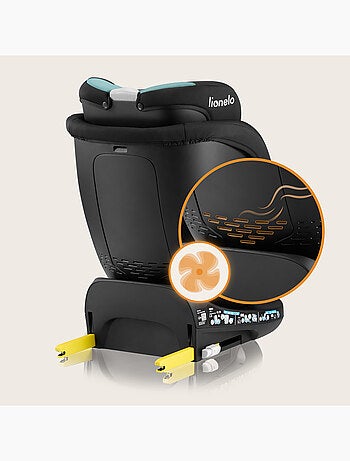 360° Autostoel LIONELO Navy i-Size - ISOFIX - Kuipventilatie - 40-150 cm - 0+/1/2/3