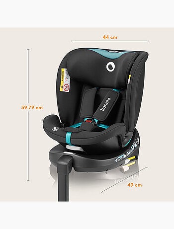 360° Autostoel LIONELO Navy i-Size - ISOFIX - Kuipventilatie - 40-150 cm - 0+/1/2/3