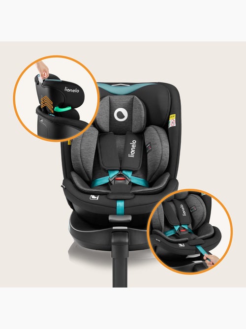 360° Autostoel LIONELO Navy i-Size - ISOFIX - Kuipventilatie - 40-150 cm - 0+/1/2/3 - Kiabi 360° Autostoel LIONELO Navy i-Size - ISOFIX - Kuipventilatie - 40-150 cm - 0+/1/2/3 - Kiabi