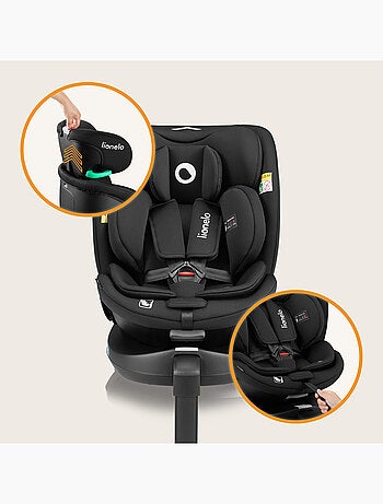 360° Autostoel LIONELO Navy i-Size - ISOFIX - Kuipventilatie - 40-150 cm - 0+/1/2/3