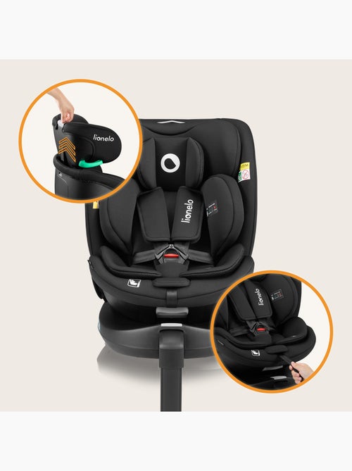 360° Autostoel LIONELO Navy i-Size - ISOFIX - Kuipventilatie - 40-150 cm - 0+/1/2/3 - Kiabi 360° Autostoel LIONELO Navy i-Size - ISOFIX - Kuipventilatie - 40-150 cm - 0+/1/2/3 - Kiabi