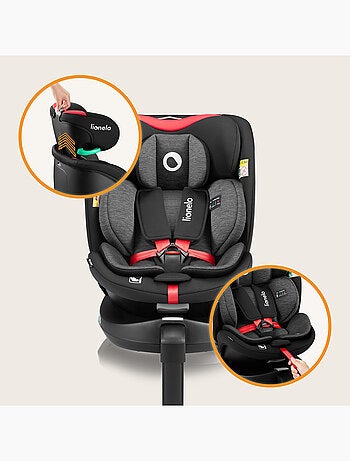 360° Autostoel LIONELO Navy i-Size - ISOFIX - Kuipventilatie - 40-150 cm - 0+/1/2/3