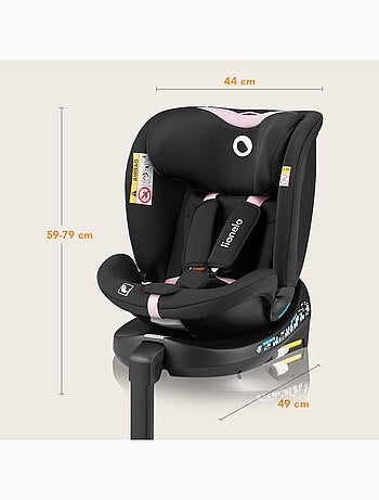 360° Autostoel LIONELO Navy i-Size - ISOFIX - Kuipventilatie - 40-150 cm - 0+/1/2/3