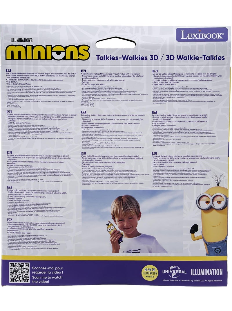 3d minions walkie-talkies N.v.t. - Kiabi