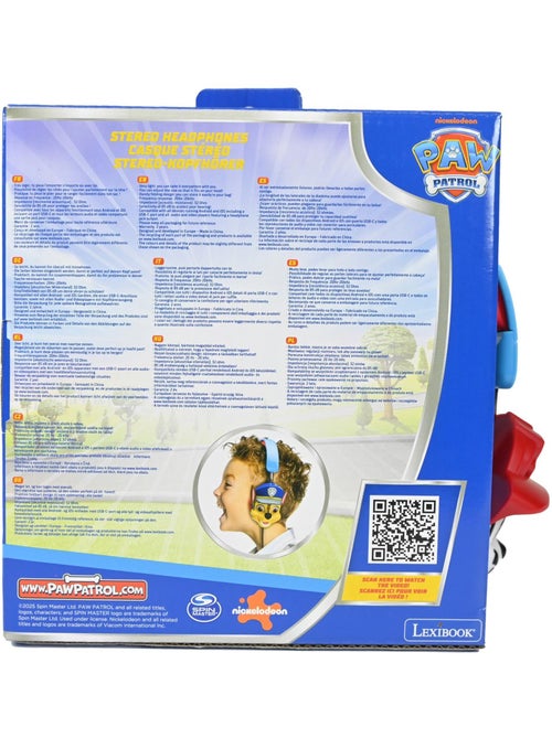 3d paw patrol bedrade opvouwbare koptelefoon met veilige volumebeperking - Kiabi 3d paw patrol bedrade opvouwbare koptelefoon met veilige volumebeperking - Kiabi