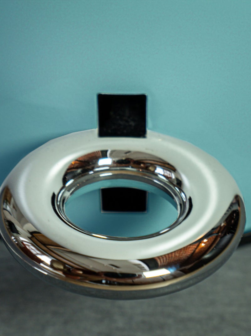 3l metalen badkamerprullenbak Blauw - Kiabi