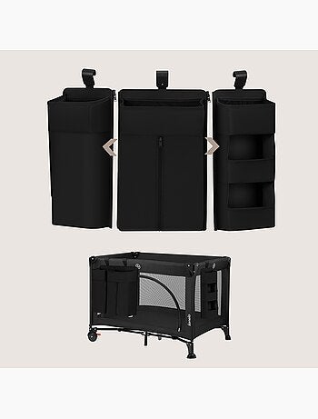 3x LIONELO Sidepocket Hangende Bedorganizer - Voor Luiers - Opbergmandje