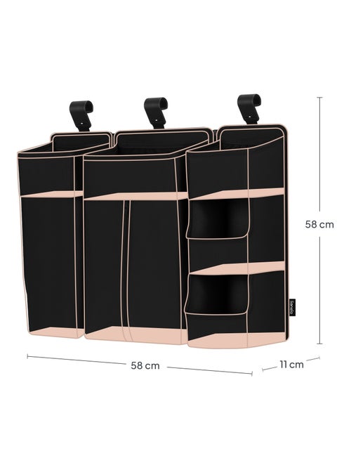 3x LIONELO Sidepocket Hangende Bedorganizer - Voor Luiers - Opbergmandje - Kiabi