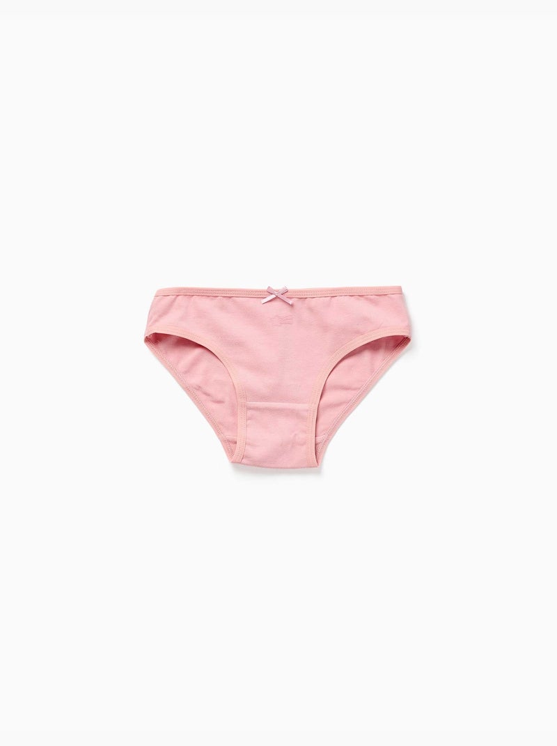 4 culottes en coton à motif d'étoiles Blanc Rose - Kiabi