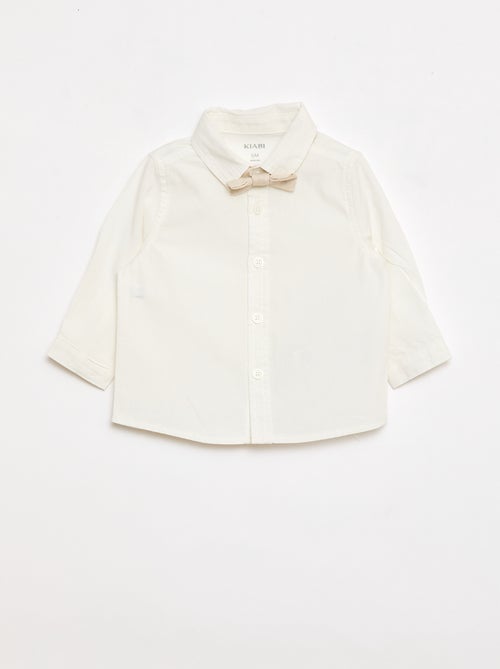 4-delige ceremoniële set van katoen en linnen - Kiabi