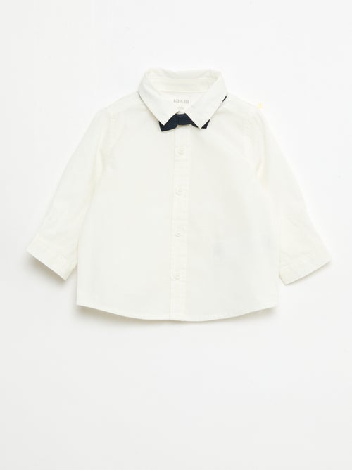 4-delige ceremoniële set van katoen en linnen - Kiabi