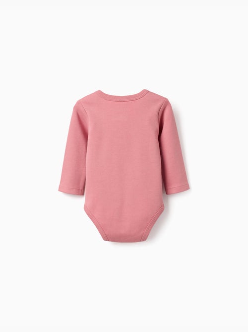4 Effen/bedrukte katoenen rompers - Kiabi 4 Effen/bedrukte katoenen rompers - Kiabi