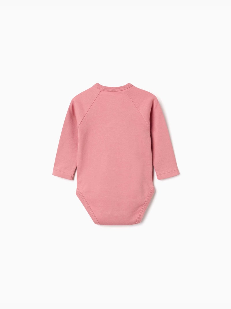 4 Effen/bedrukte overslagrompertjes Multicolor - Kiabi