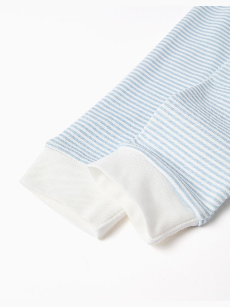 4 Gestreepte/bedrukte broeken Wit Geel Blauw - Kiabi