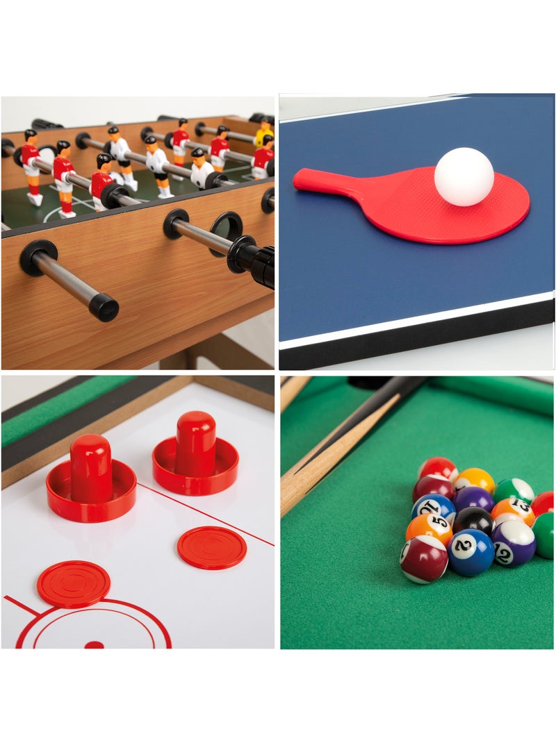 4-in-1 multi-game tafel met poten cb games N.v.t. - Kiabi