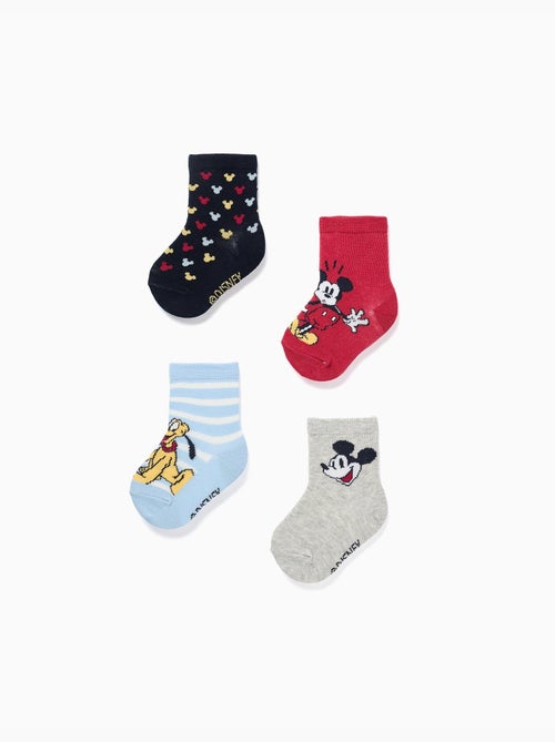 4 paar sokken met Mickey & Pluto prints - Kiabi