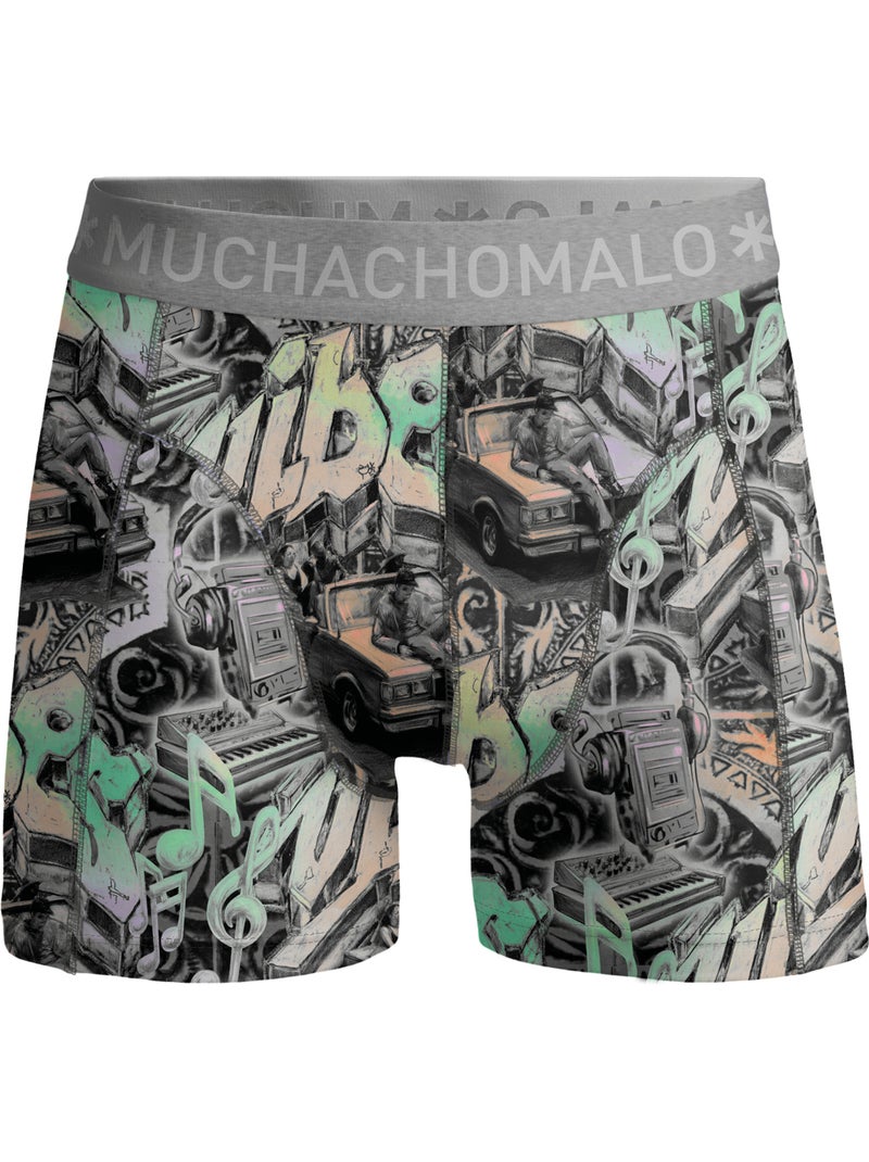 4 pack Muchachomalo boxershorts Grijs Zwart - Kiabi