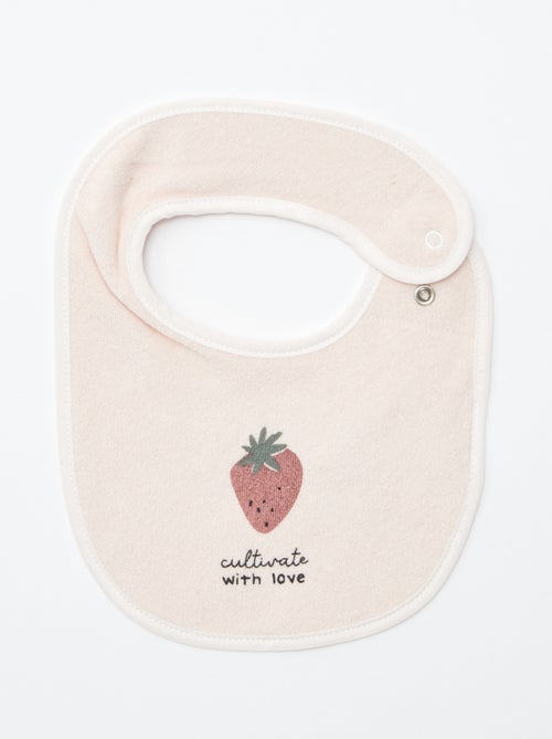 5 bavoirs à l'imprimés fantaisies à fermeture pressionnées - Kiabi